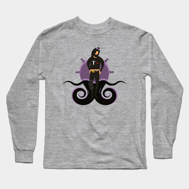 Blackbeard Long Sleeve T-Shirt by Ellidegg